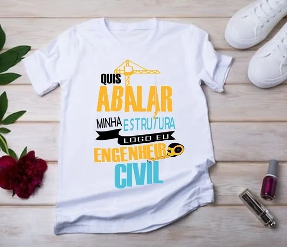 Camiseta Engenheiro Civil Unissex - Presente Eng.civil