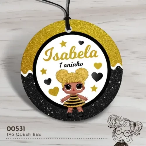 Tag Redonda Queen Bee - 00531