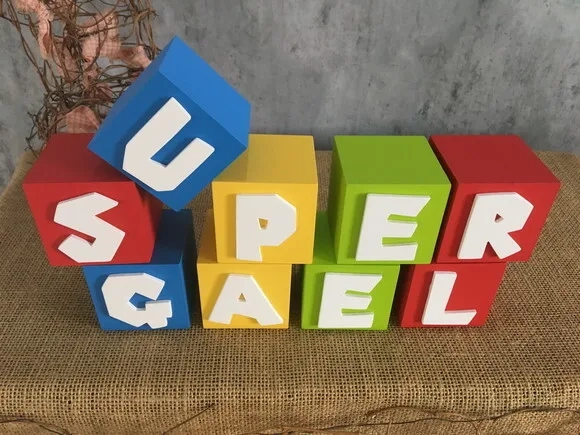 Super Mário Bros Cubos 6x6cm