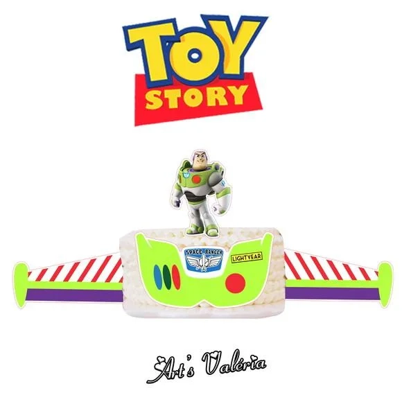 Topo de Bolo Buzz Lightyear - Toy Story