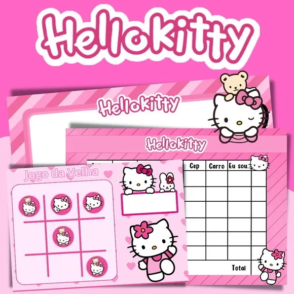 Kit Jogos Personalizados ( Lousa, Stop, Forca ou Velha )