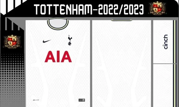 Vetor Da Camisa Tottenham 2022-2023