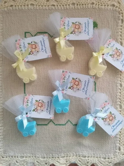 Lembrancinha Chá de Bebê/chá Revelação - Carrinho de Bebê