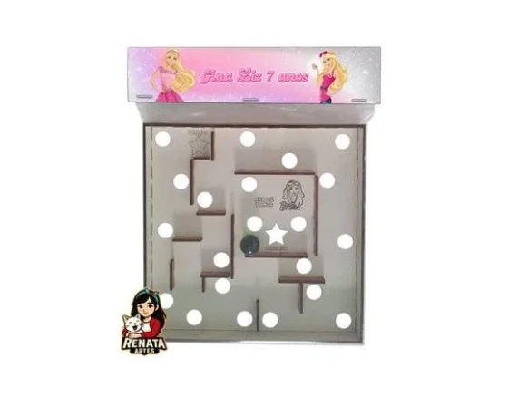 Labirinto Personalizado Lembrancinha Barbie