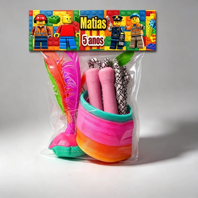 Kit Lembrancinhas Personalizada Lego