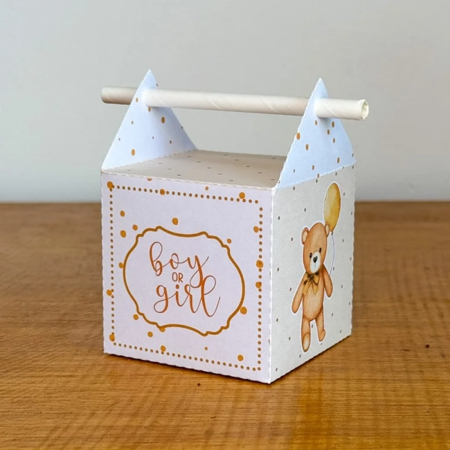 PEGUE E MONTE - Kit Festa CHA DE BEBE URSINHO NEUTRO Decoração de Festa | Lembrancinhas | Aniversário | Personalizados
