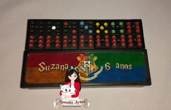 Dominó Personalizado Harry Potter Bandeiras