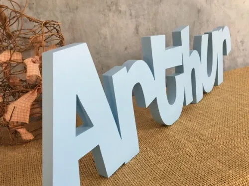 Letras de MDF -Nomes Linha CH