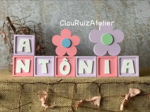 Candy Colors - Cubos 6x6cm Ts +flores