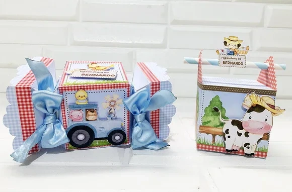 Kit 60 Lembrancinhas Fazendinha