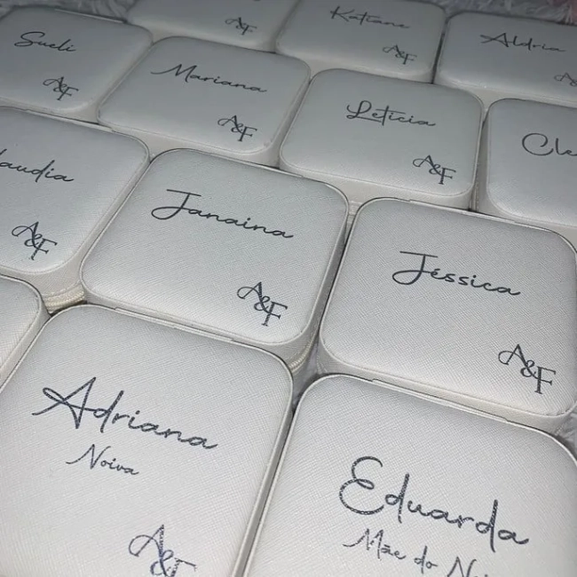 Porta Joias Personalizado Dia da Mulher, 15 Anos, Madrinhas