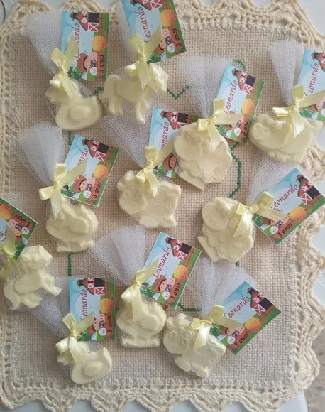 Lembrancinha / Mini Sabonete - Fazendinha-bichos