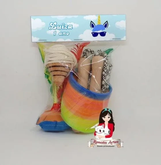 Kit Boa Infância Completo Tema Unicórnio Face Azul