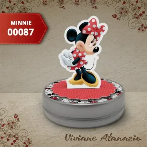 Latinha 3d Minnie - 00087