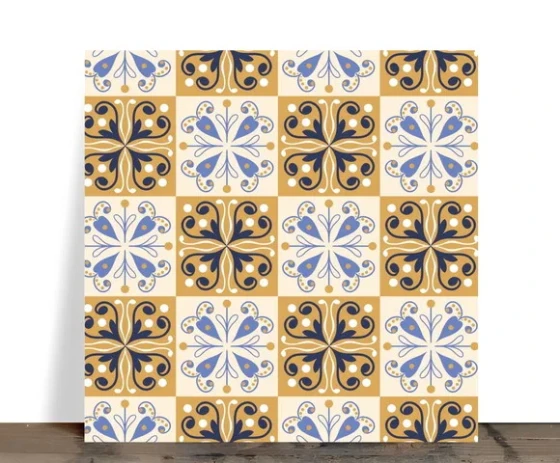 Azulejo Decorativo Azulejaria Portuguesa 15x15 Cerâmica