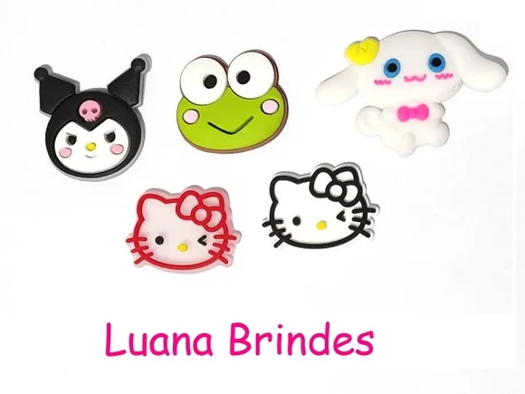 Aplique Turma da Hello Kitty Pacote com 10 Unidades