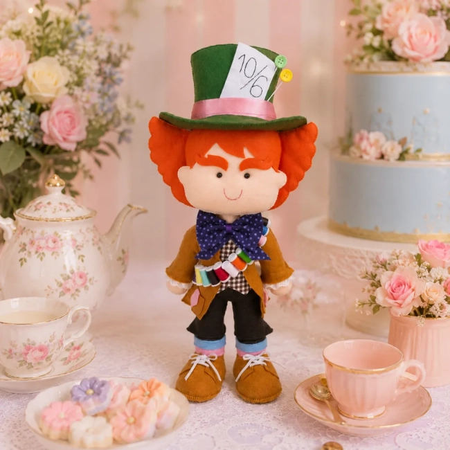 Boneco Chapeleiro Maluco Alice No País Das Maravilha