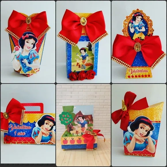 Kit 30 Lembrancinhas Branca de Neve