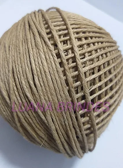 Rolo de Cordão Fio de Rami 1,5mm com 55 Metros