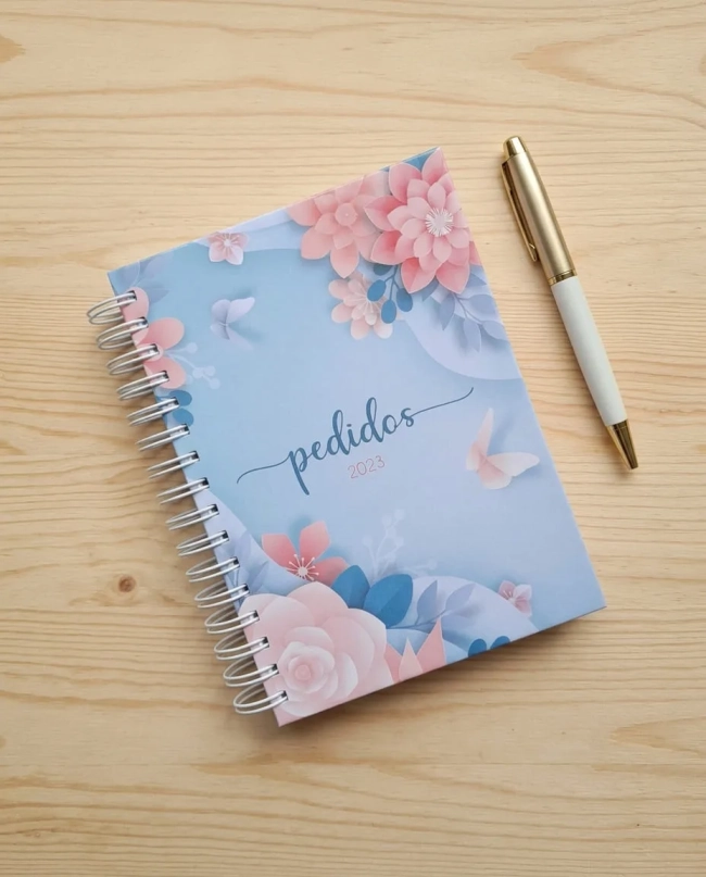 Caderno de Pedidos + Controle Financeiro - Escolha a Capa