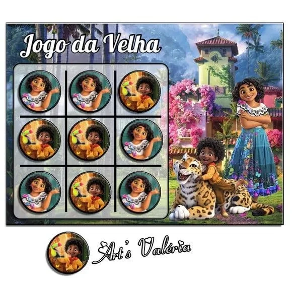 Jogo da Velha Personalizado - Fazemos Todos os Temas
