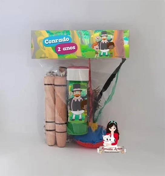 Kit Lembrancinha com Bolha de Sabão Mundo Bita Ii
