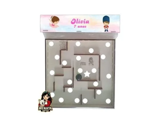 Labirinto Personalizado Lembrancinha Bailarina