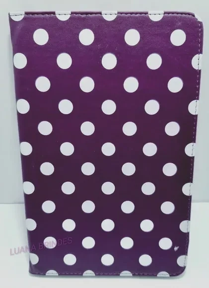 Capa Roxa de Couro para Tablet - 1 Unidade