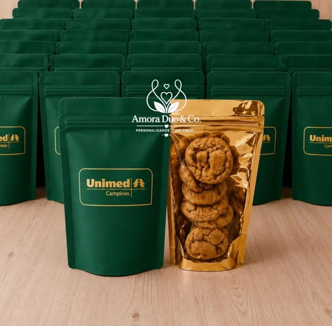 Saco Zip Personalizado com Cookies Petit