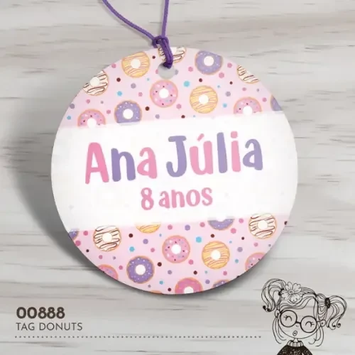 Tag Redonda Donuts - 00888