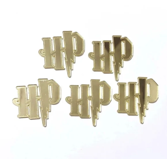Aplique Hp Harry Potter 3,5cm Acrilico Pacote com 10 Unidade