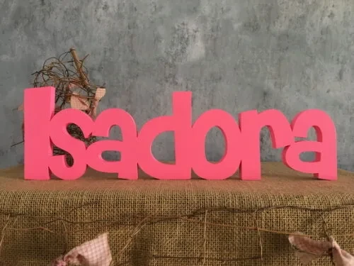 Letras Decorativas - nome em MDF Linha CH