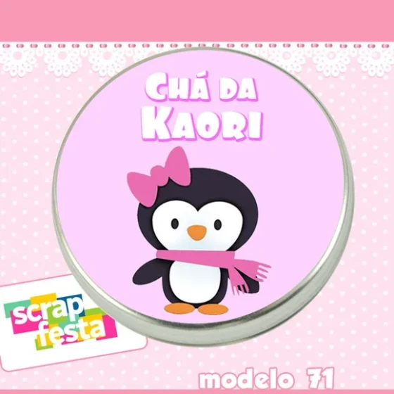 Lembrancinhas de Chá de Bebê Latinhas