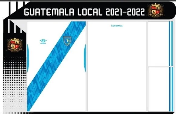 Vetor Da Camisa Guatemala Local 2021-2022