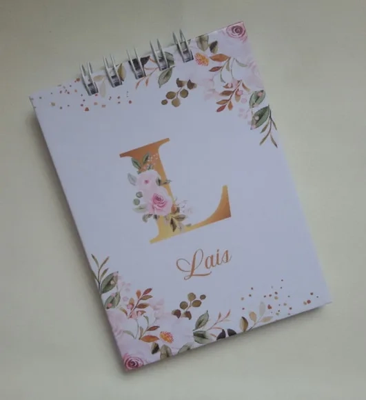 Bloquinho A6 Capa Dura Personalizado