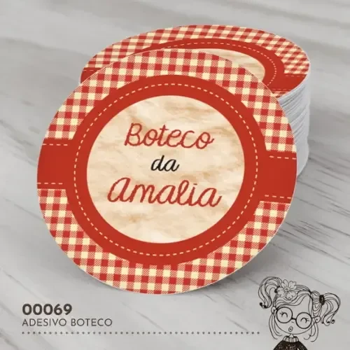 Adesivo Redondo Boteco - 00069