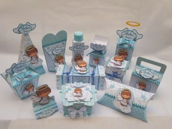 Kit 60 Lembrancinhas Batizado