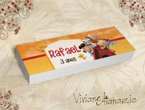 Rótulo Potinho Snoopy - 00322