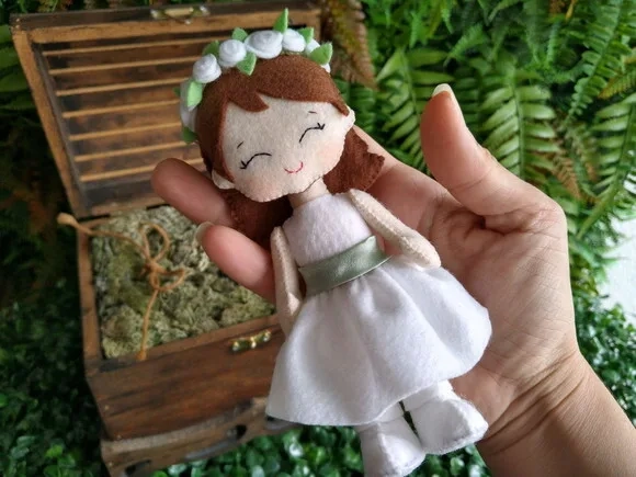 Florista em Feltro - Lembrança ou Convite