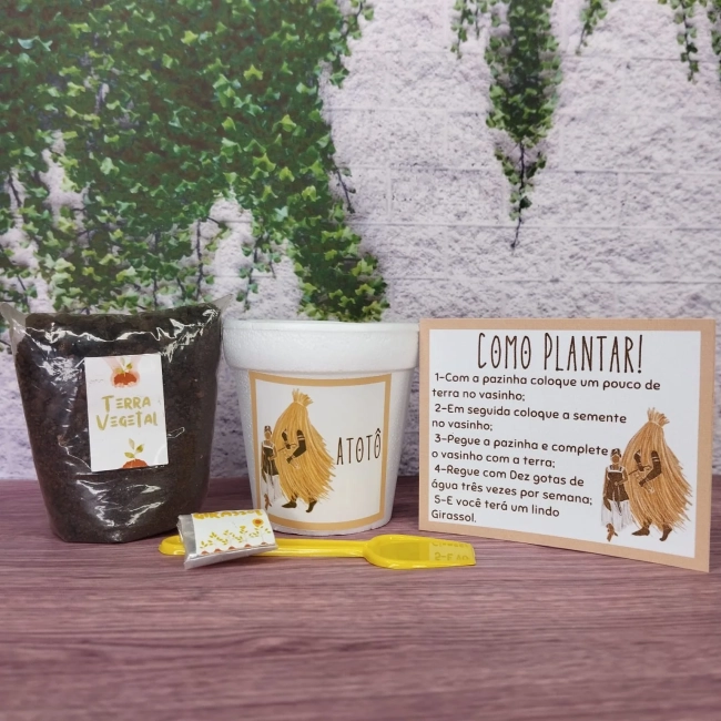 35 Kit Jardinagem Lembrancinhas Oxalá, Obaluaê, Omulu ou Xangô - Trabalhamos com qualquer tema - Informar tema no chat