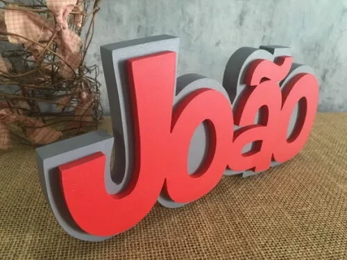 Letras Decorativas de mdf Sobreposição