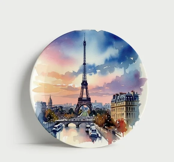 Prato Decorativo Paris - Arte e Sofisticação Francesa