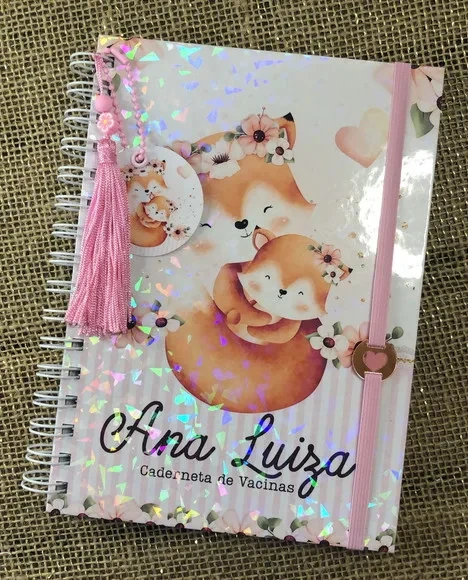 Caderneta de Saúde / Vacinação Personalizada -raposinhas