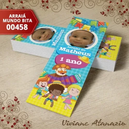 Marcador de Livro Arraiá Mundo Bita - 00458