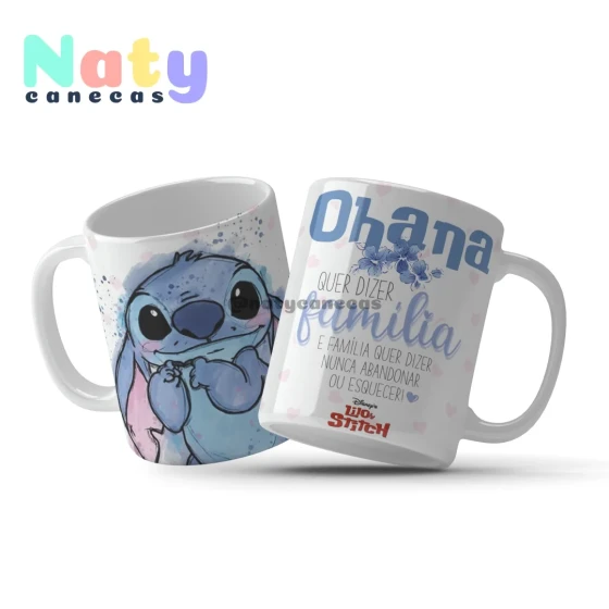 Caneca Personalizada Ohana