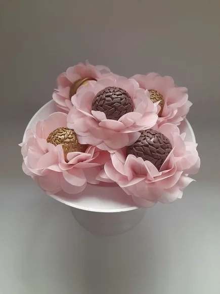 Forminha Coração Apaixonado Rose