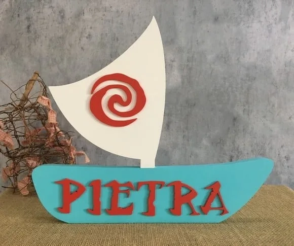 Moana Barco Personalizado