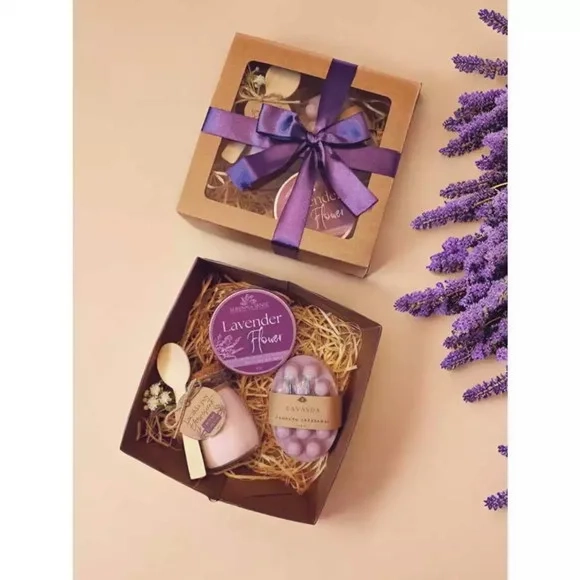 Kit Presente Spa Mini com Vela Lata + Escalda Pés + Sabonete