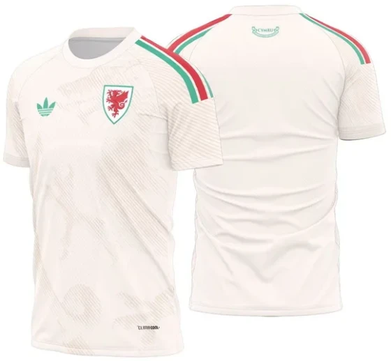 Arte Vetor Camisa Gales Visita 2026