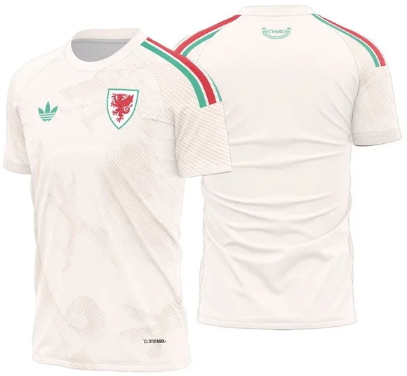 Arte Vetor Camisa Gales Visita 2026